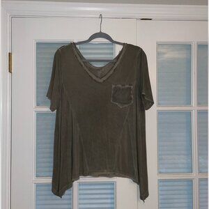 Olive Green Pocket Tshirt